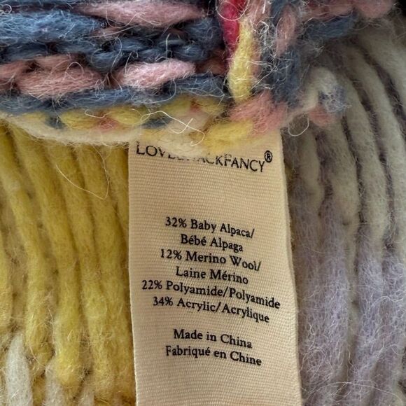 LoveShackFancy Shirelle Wool Sweater Size Medium - Picture 10 of 11